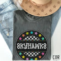Skyhawks Circle Star Mascot DTF Transfer - Merch Girls