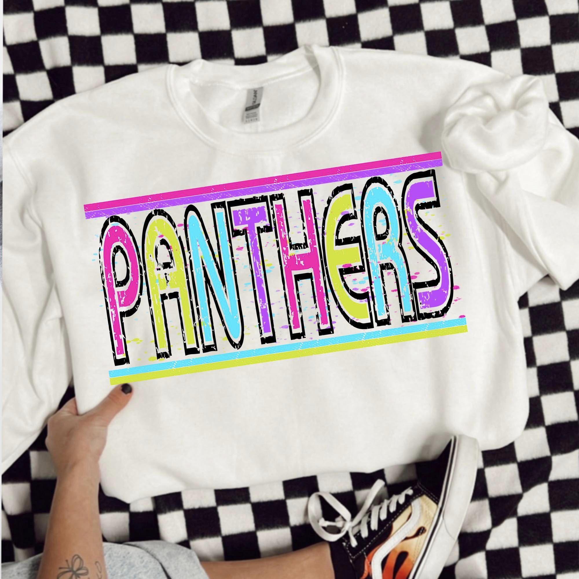 Panthers Bright DTF Transfer