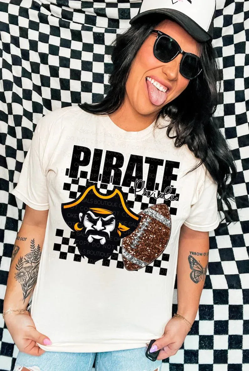 Custom Mascot Football Design Mockup- No Physical Item! - Merch Girls
