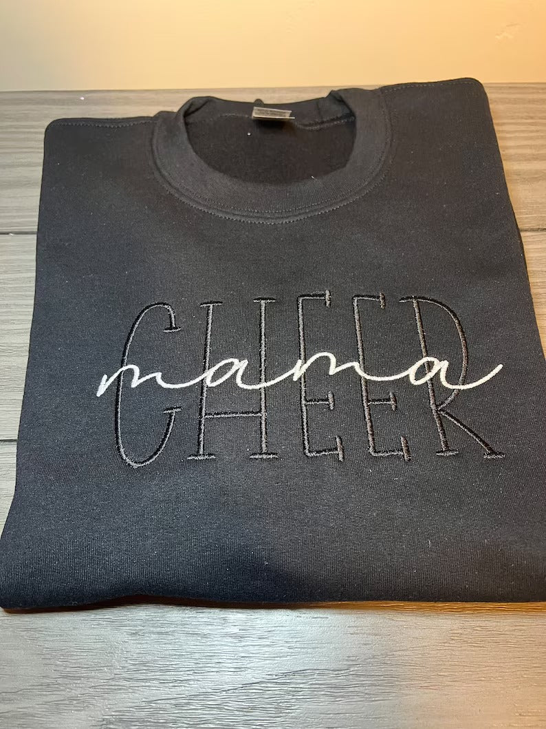 Cheer Mama Embroidered Sweatshirt