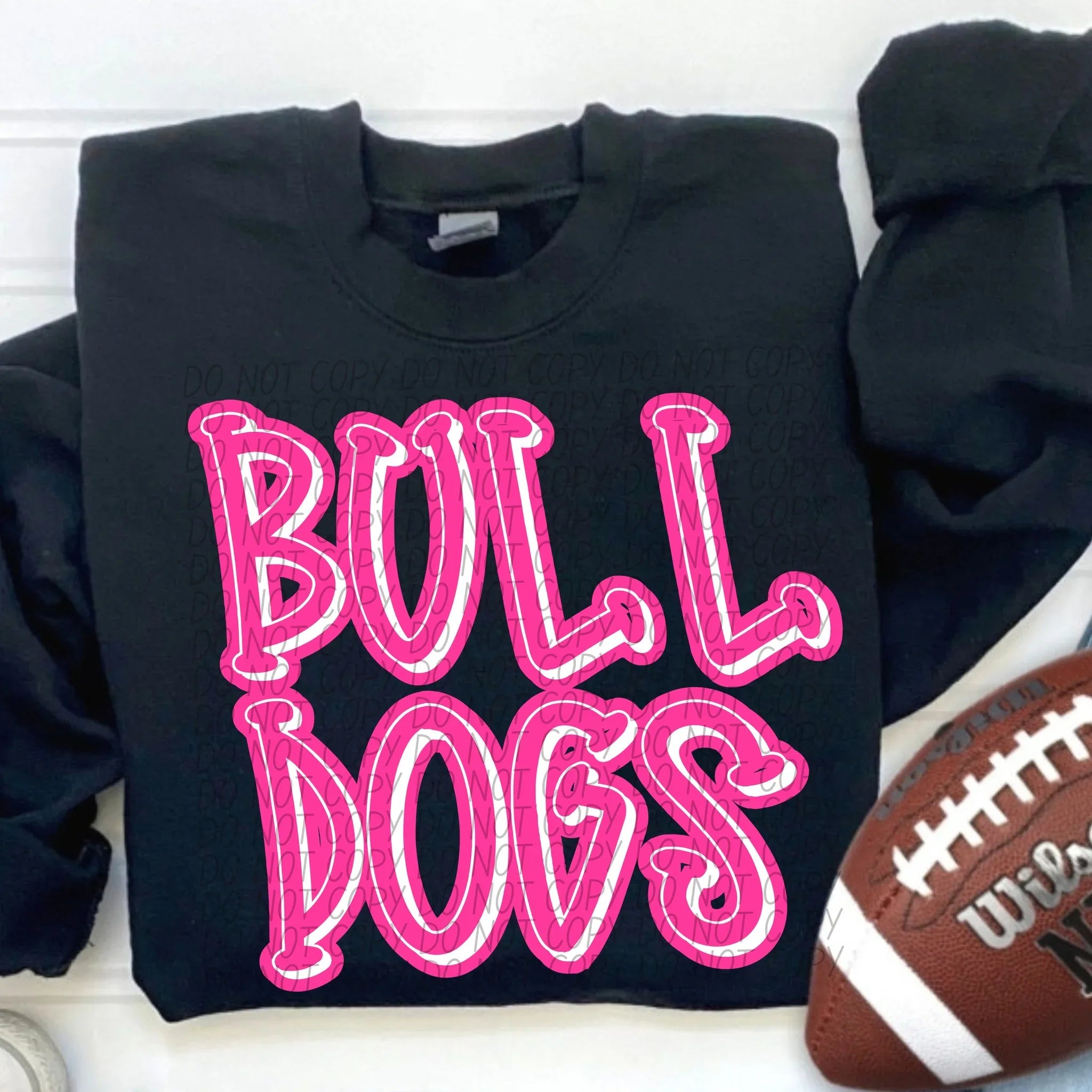 Bulldogs Pink Out DTF Transfer - Merch Girls