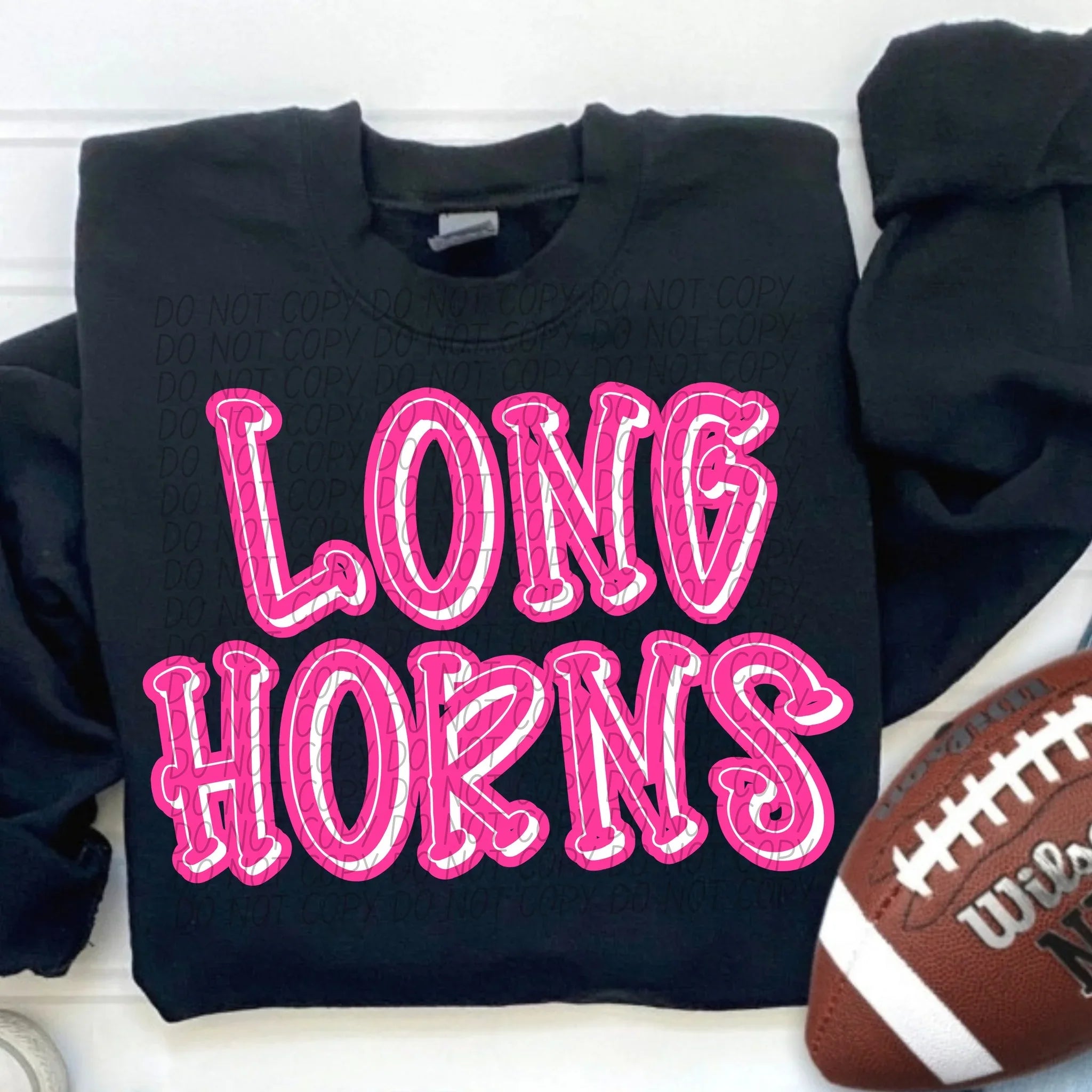 Longhorns Pink Out DTF Transfer - Merch Girls
