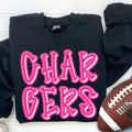 Chargers Pink Out DTF Transfer - Merch Girls