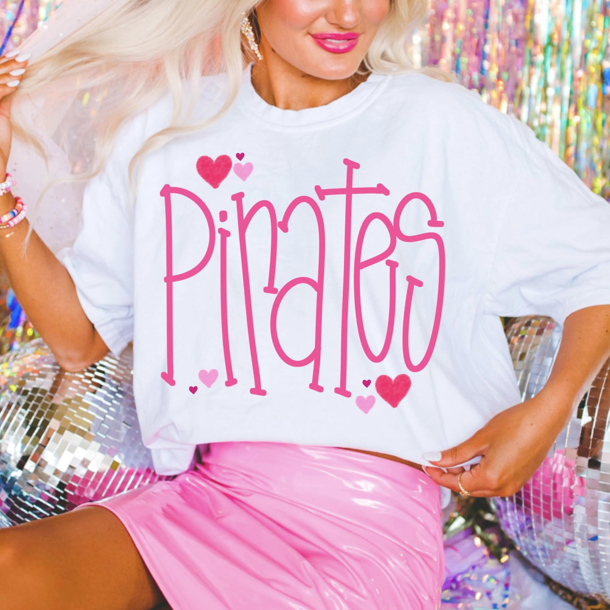 Mascot Hearts DTF Transfer