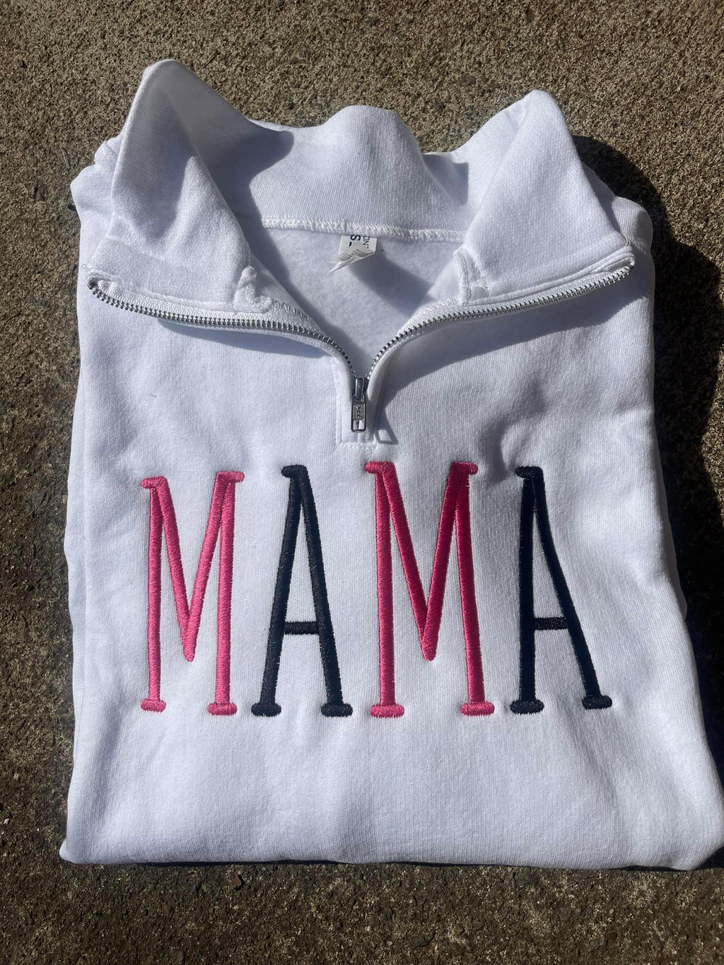 Custom Liberty Mascot or Title Embroidered Quarter Zip Unisex Fleece Pullover - Merch Girls