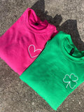 Clover & Heart Embroidered Sweatshirt Bundle - Merch Girls