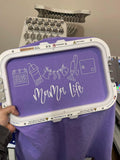 Mama Life Icons Embroidered Shirt | QUICK SHIP - Merch Girls
