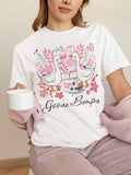 Goose Bumps Preppy Graphic Tee - Merch Girls
