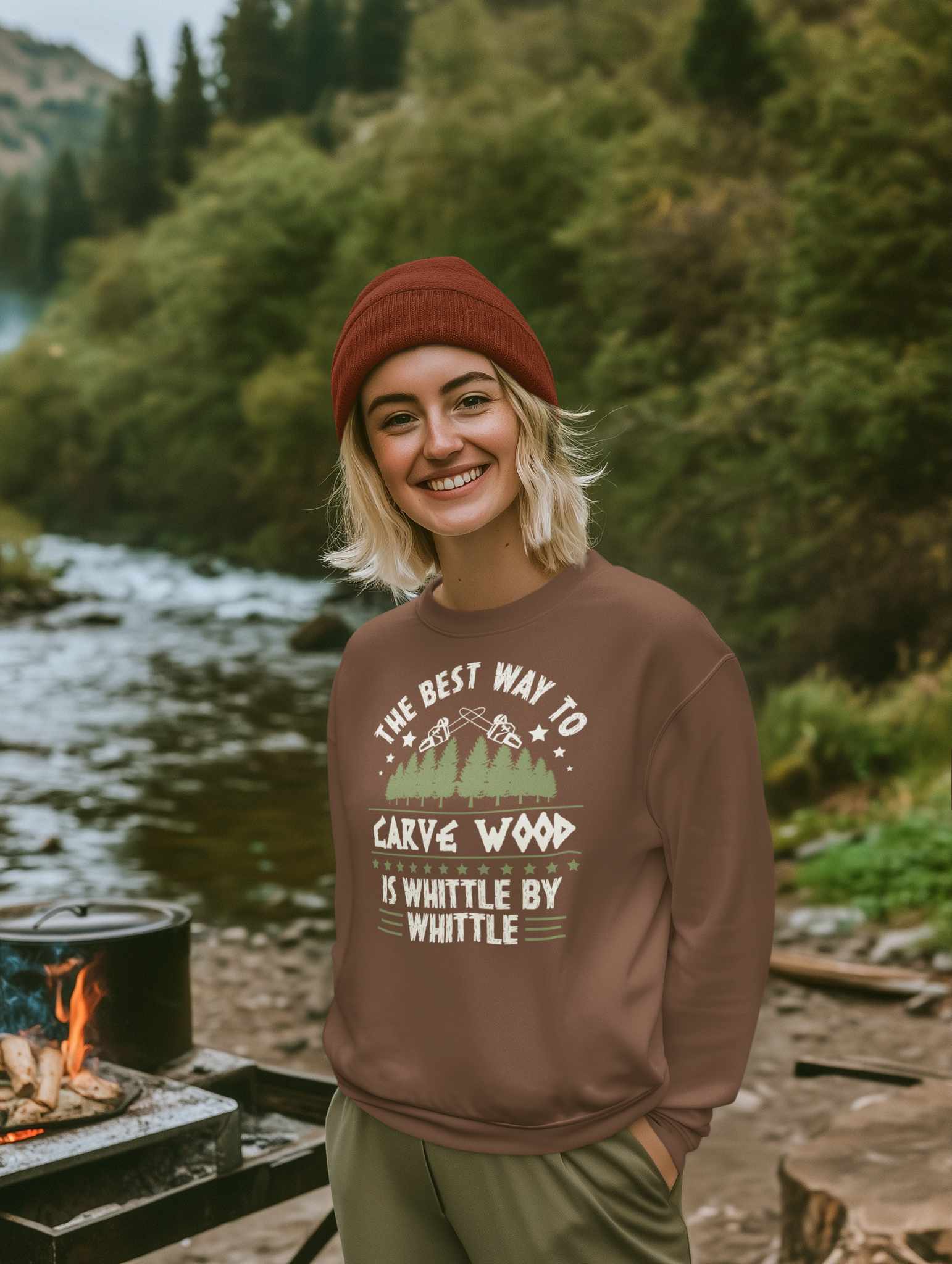 The Best Way To Carve Wood is Whittle by Whittle Graphic Tee