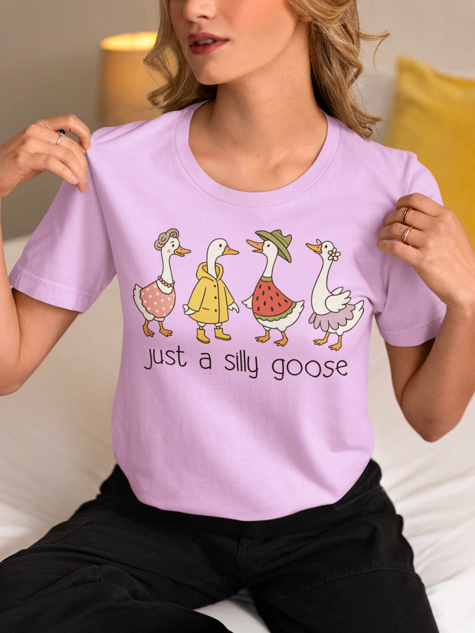 just a silly goose Preppy Graphic Tee