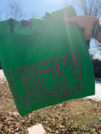 Lucky Embroidered Sweatshirt