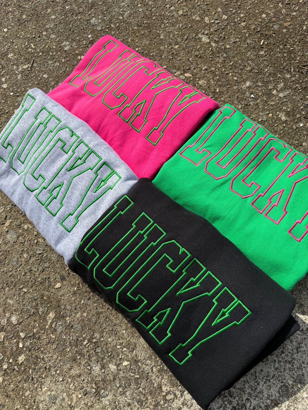 Lucky Embroidered Sweatshirt