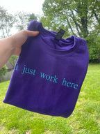 Custom Serif Embroidered Shirt | Your Words, Your Style | Quick Ship - Merch Girls