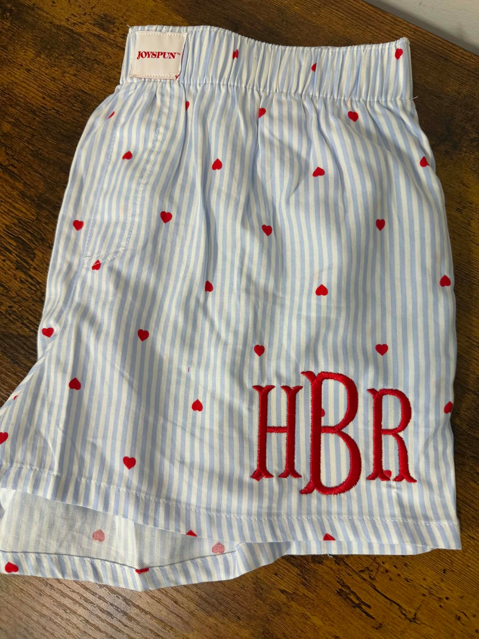 Monogram Embroidered Shorts