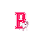 Letter and Outline Mascot Embroidered Comfort Color Pocket Tee