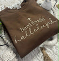 Hard Fought Hallelujah Embroidered Shirt | Choose Style, Color & Thread