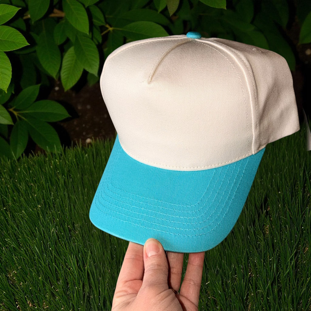 Jersey Number Glitter HTV Applique Embroidered Adjustable Five-Panel Twill Hat