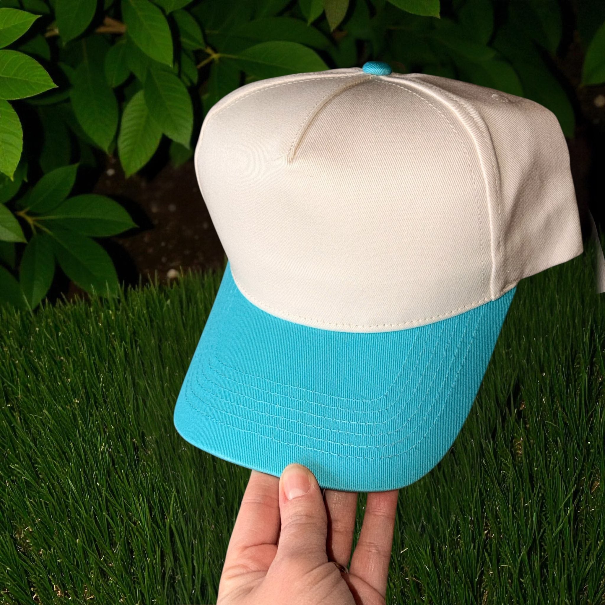 Custom Mascot Embroidered Adjustable Five-Panel Twill Hat