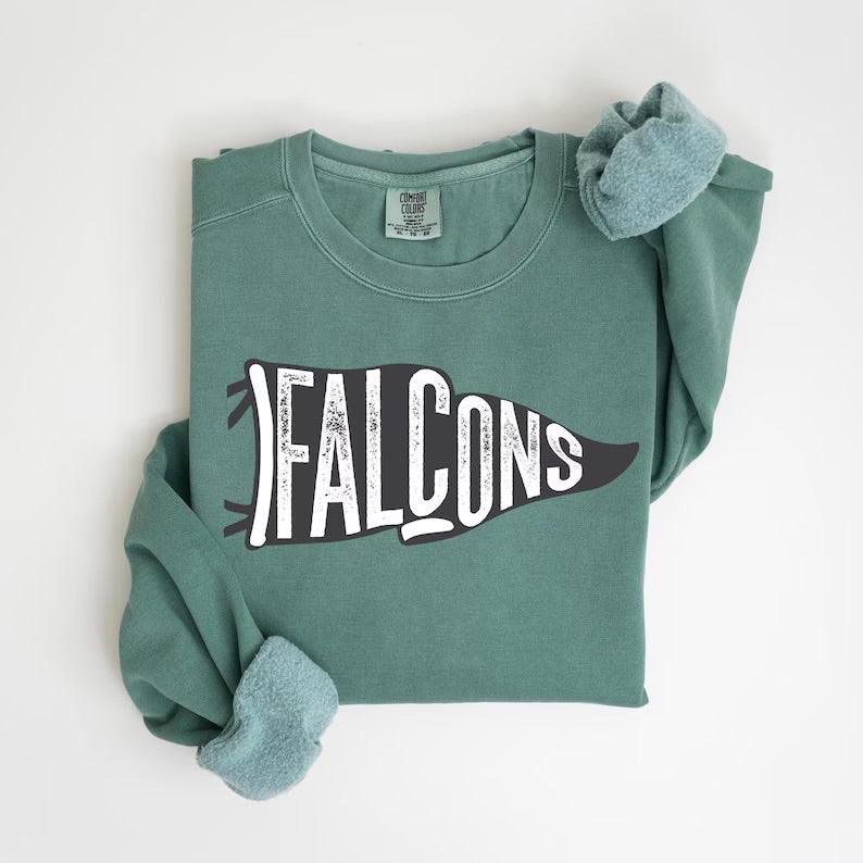 Falcons Pennant DTF Transfer - Merch Girls