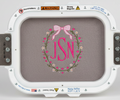 Personalized Floral Wreath Monogram Shirt – Left Chest Embroidery | QUICK SHIP