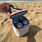 Embroidered Monogram 4 Can Soft Sided Personal Cooler