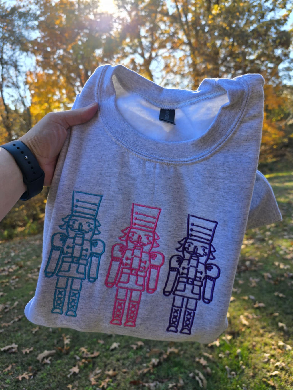 Nutcracker Embroidered Sweatshirt