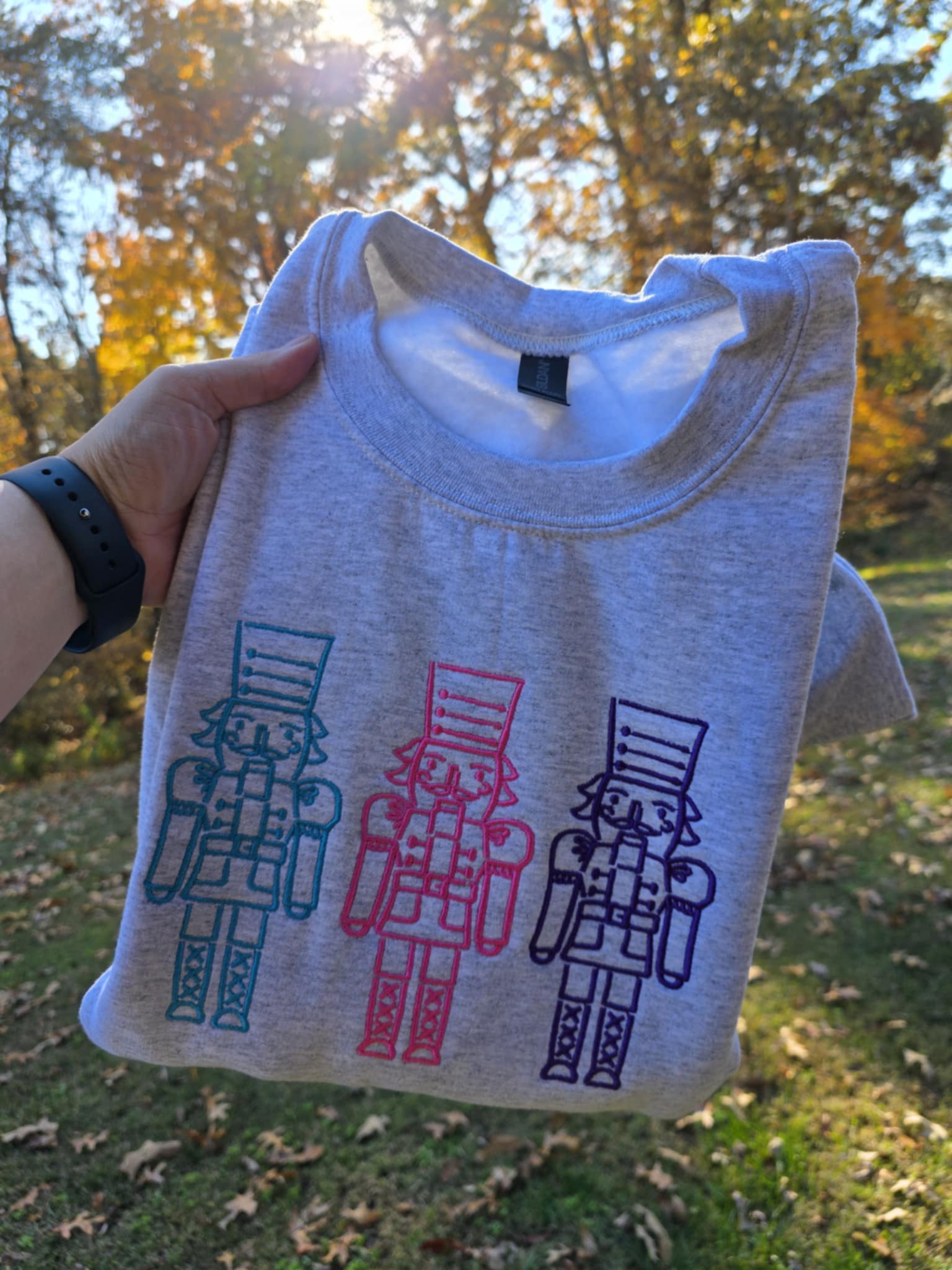 Nutcracker Embroidered Sweatshirt