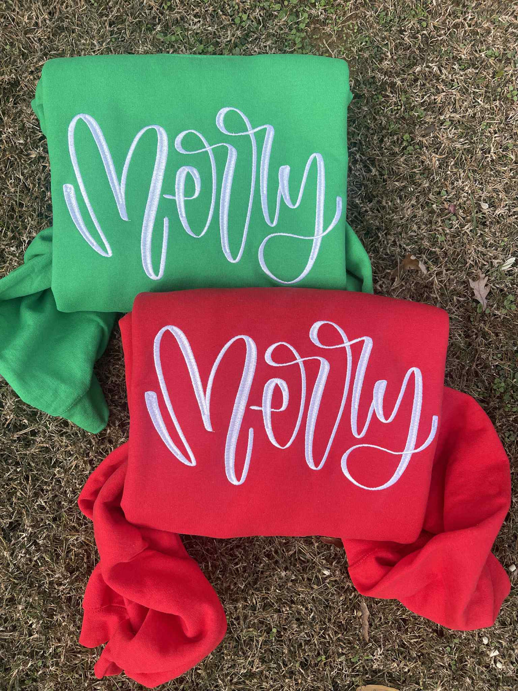 Merry Embroidered Sweatshirt
