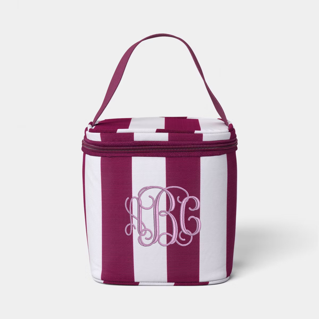 Embroidered Monogram 4 Can Soft Sided Personal Cooler