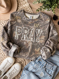 Into the Wild | Custom Camo Embroidered Crewneck or Hoodie