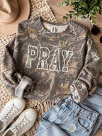 Into the Wild | Custom Camo Embroidered Crewneck or Hoodie