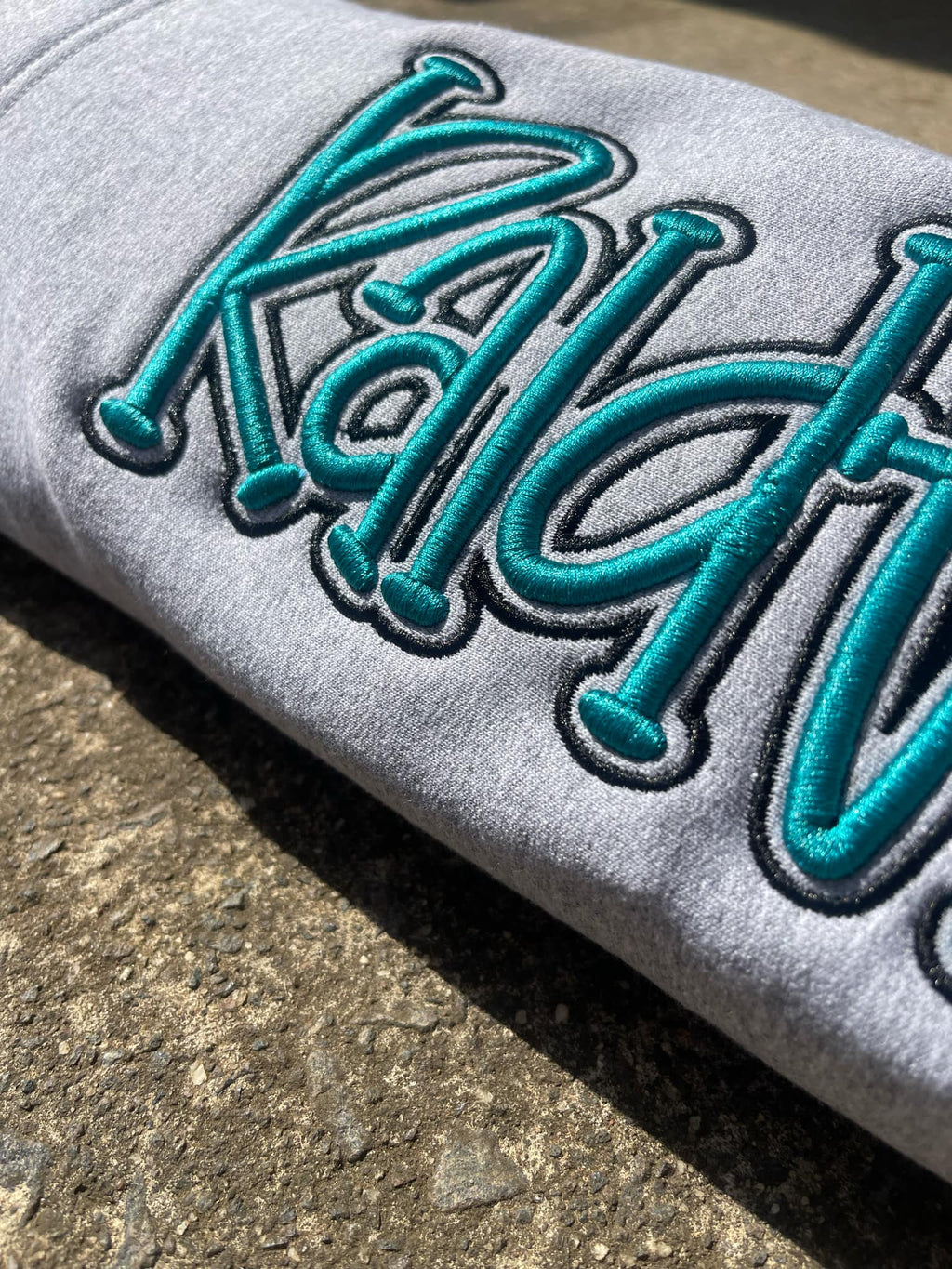 Custom Mascot/Text Outline 3D Puff Embroidered Shirt