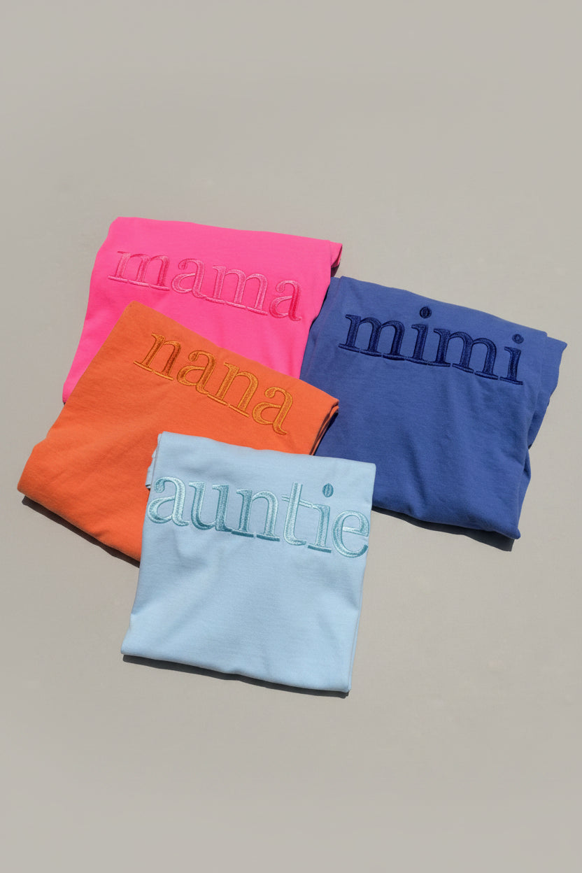Hot Mom Hit Curbs Embroidered Shirt | Funny Mom T-Shirt | Custom Embroidered Mom Tee