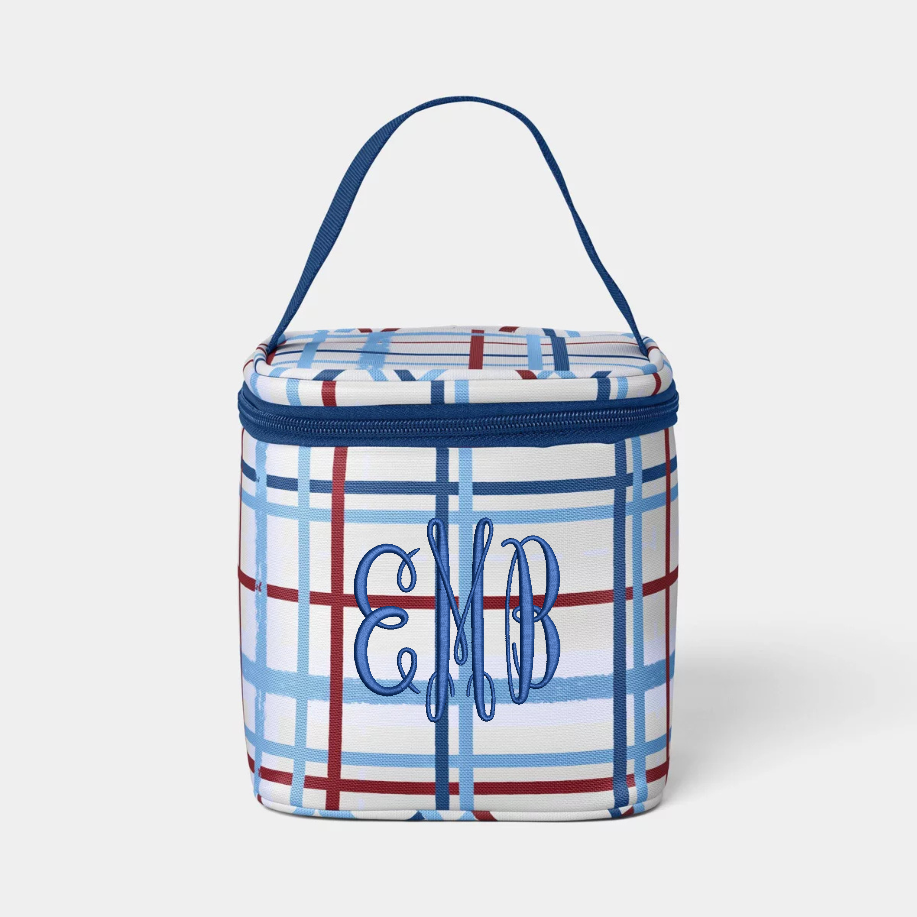 Embroidered Monogram 4 Can Soft Sided Personal Cooler