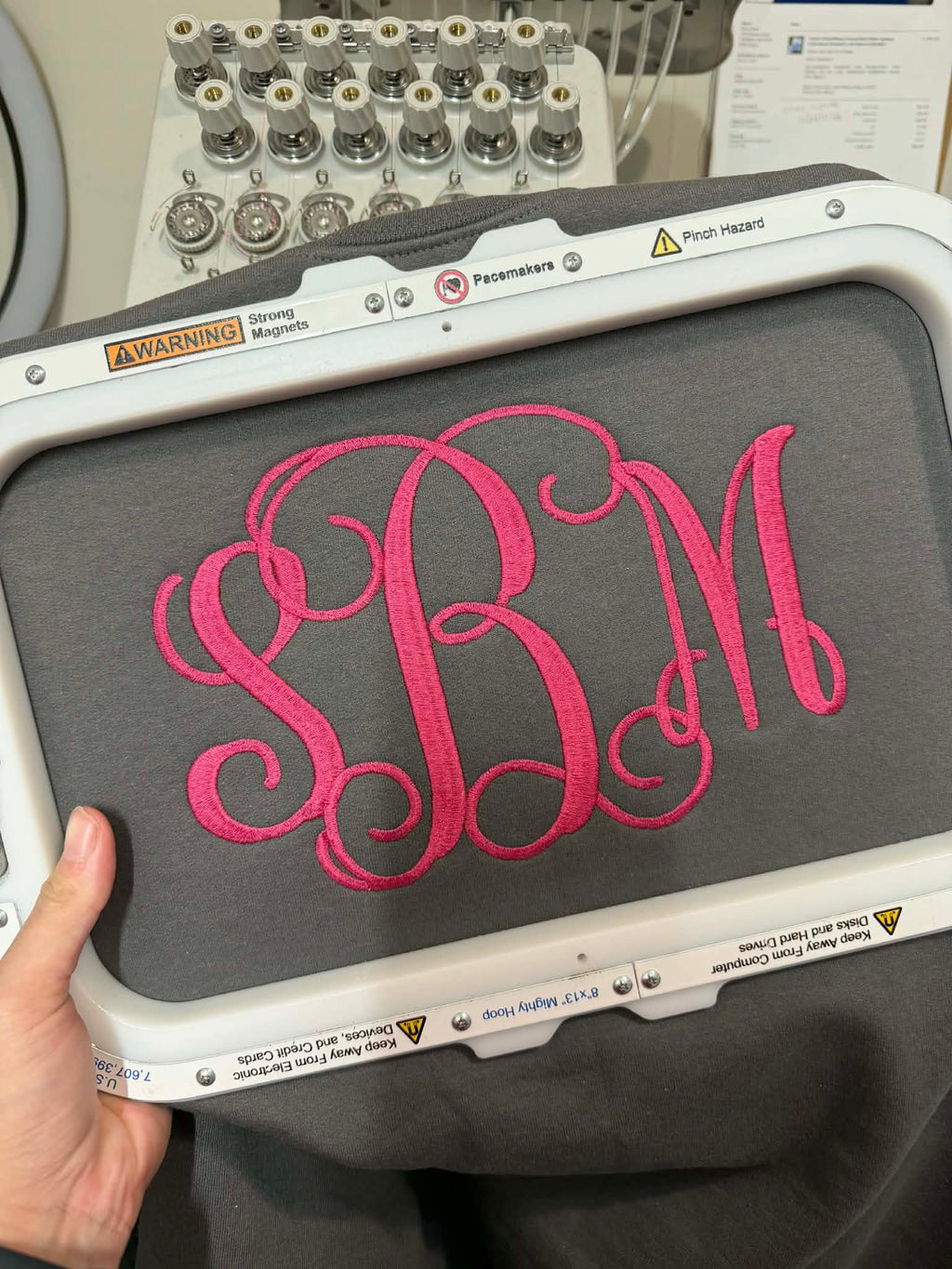 Monogram Embroidered Sweatshirt