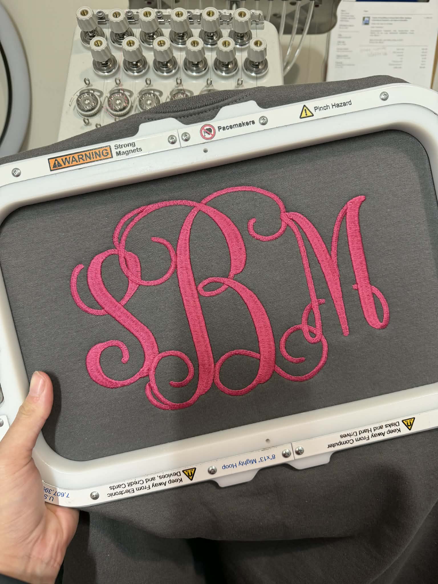 Monogram Embroidered Sweatshirt