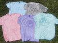 Let Them Embroidered Colorblast Comfort Color Tee