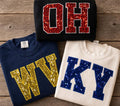 State of Sparkle | Custom Embroidered Applique Sequin Shirt