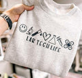 Custom Medical Title Embroidered Sweatshirt - Merch Girls