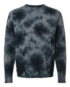 Custom Mascot | Area Code Varsity Outline Embroidered Tie-Dyed Sweatshirt - Merch Girls