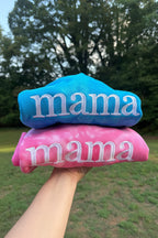 Mama Embroidered Tie Dye Sweatshirt