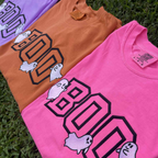 Embroidered BOO Ghost Halloween Shirt