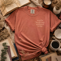 Plot Twist: It’s the Books | Maybe Books Are Addicted to Me Embroidered Shirt