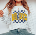 Bulldogs Navy & Yellow DTF Transfer - Merch Girls