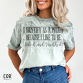 I Identify As a Potato Because I Like To Be Baked and Smashed DTF Transfer - Merch Girls
