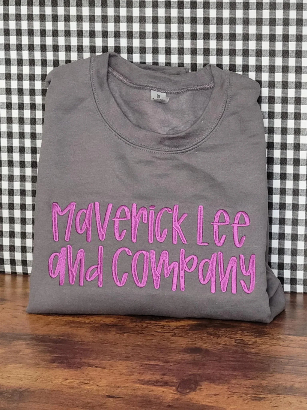 Custom Grace Font Embroidered CC Short Sleeve/Sweatshirt - Merch Girls