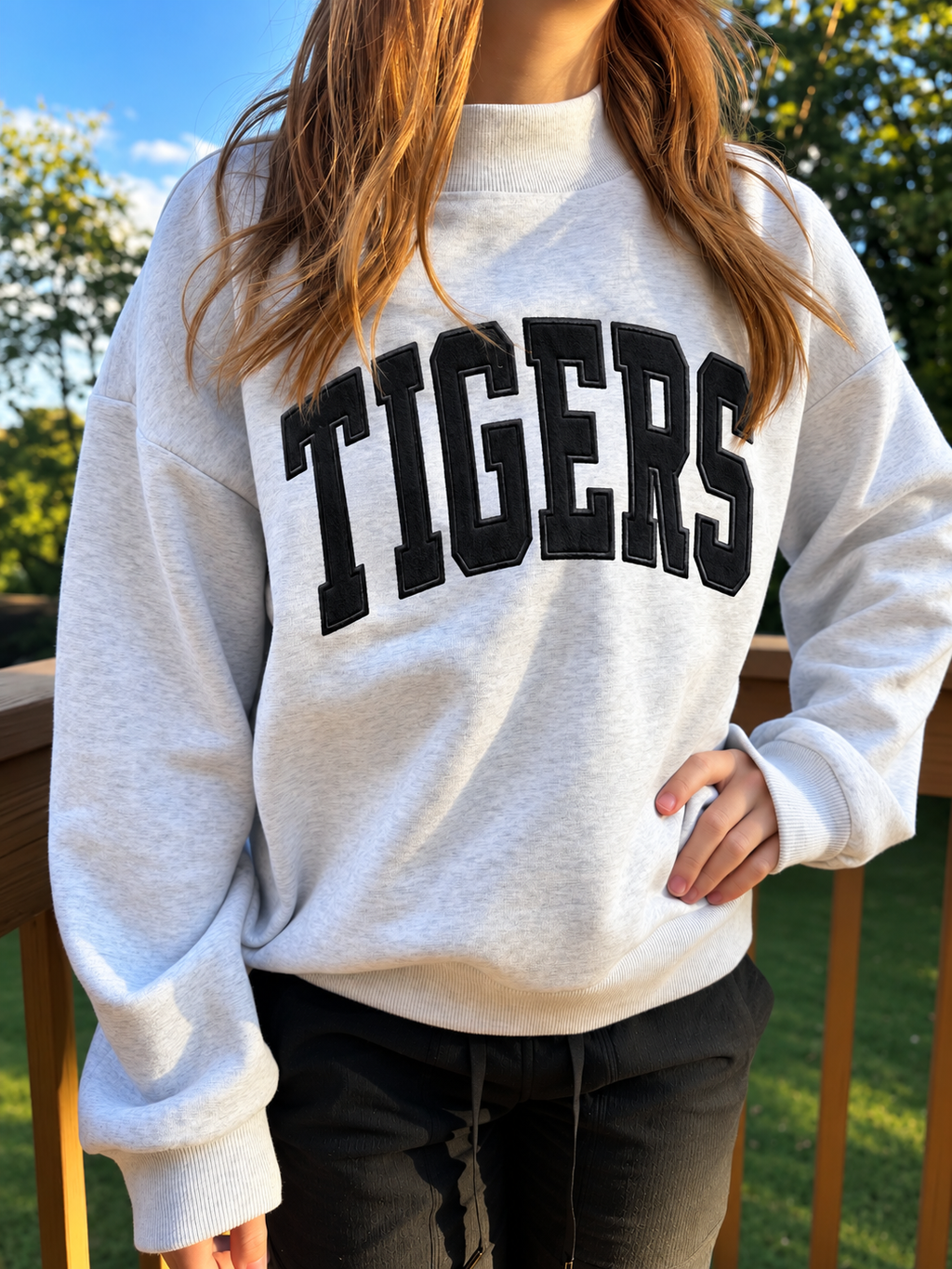 Hometown Headliner | Personalized Embroidered Mockneck Sweatshirt
