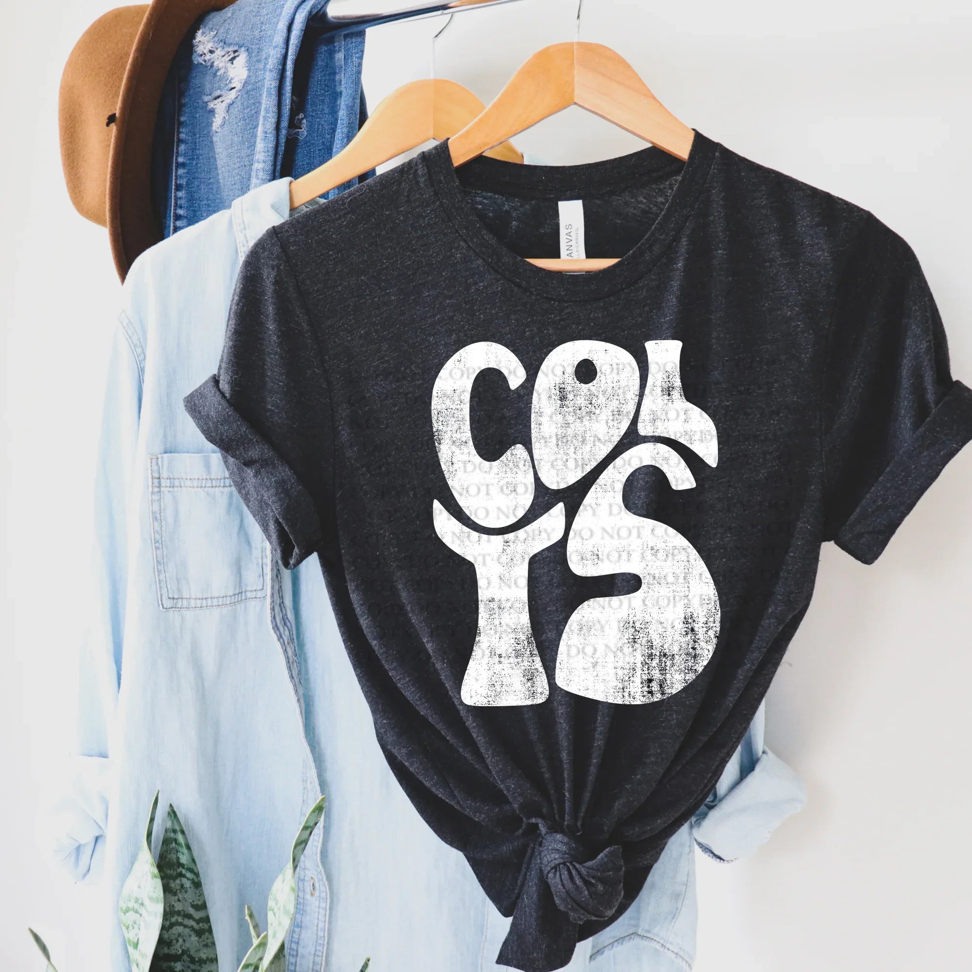 Colts Retro Wave DTF Transfer - Merch Girls