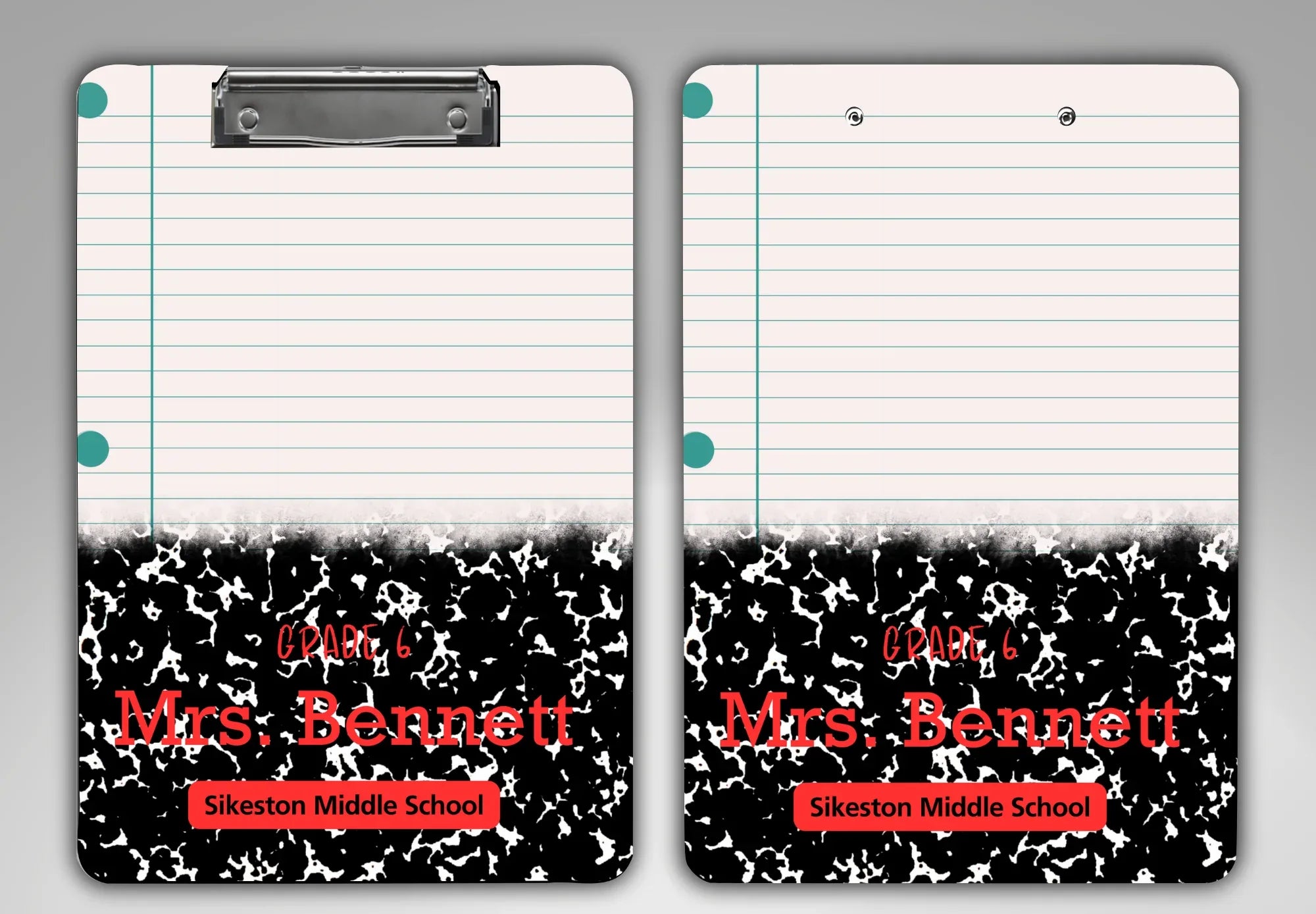 Composition Notebook Clipboard - Merch Girls