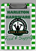 Harleton Hardware Feed & Supply Clipboard